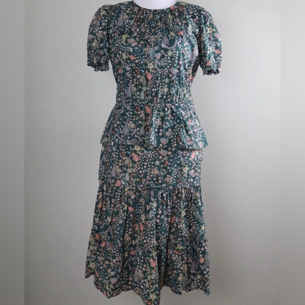 ANTONIO MELANI Green and Pink Floral Set